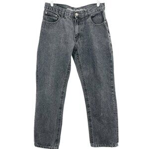 Indigo People Men's Jeans Size 33x30 Straight Leg Mid Rise Regular Fit Grey